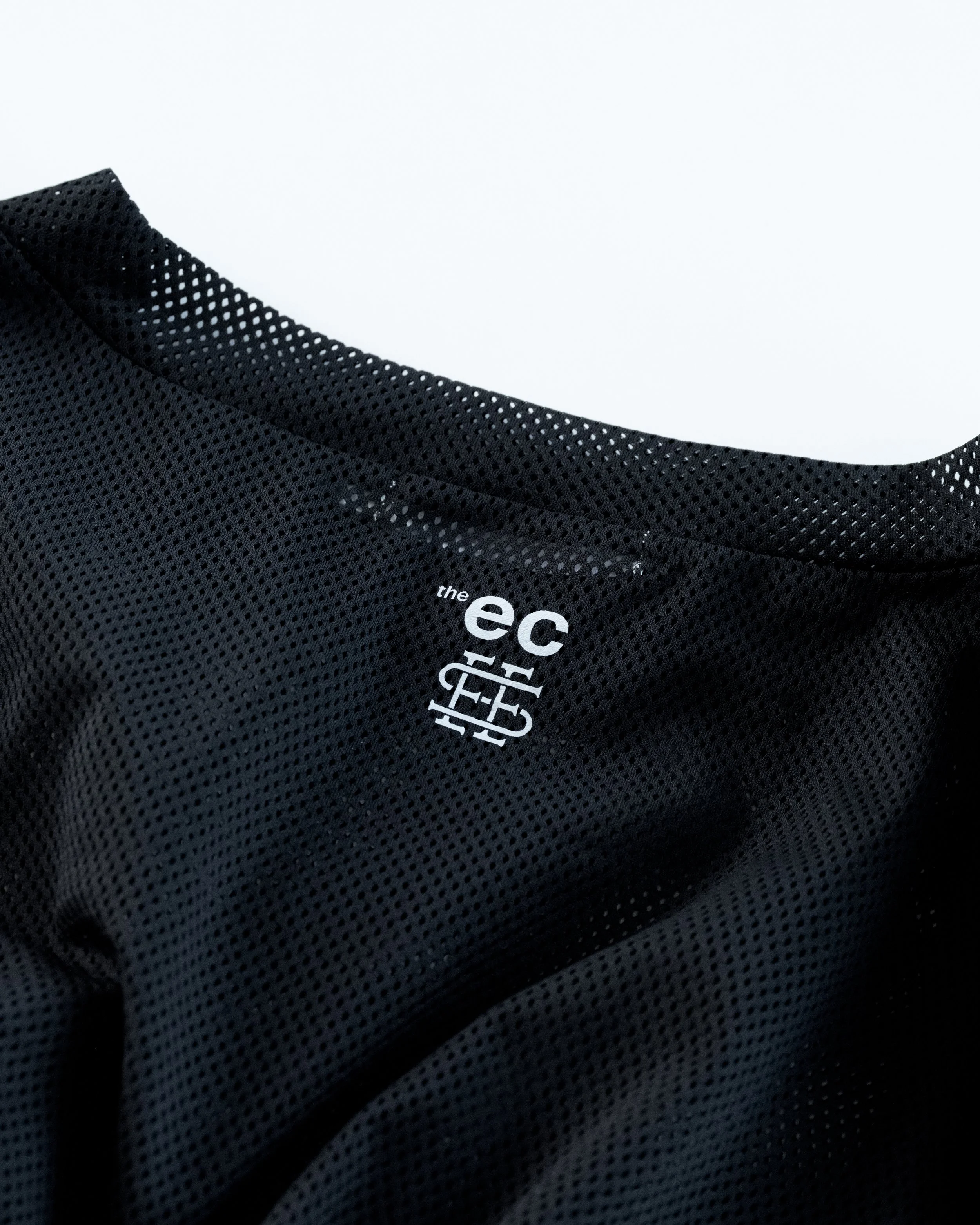 the ec x SEE SEE 'Mesh Tee' Black/White — the e_C
